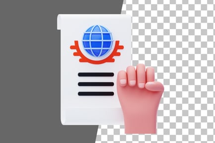 Preview: Human Rights 3D Icon