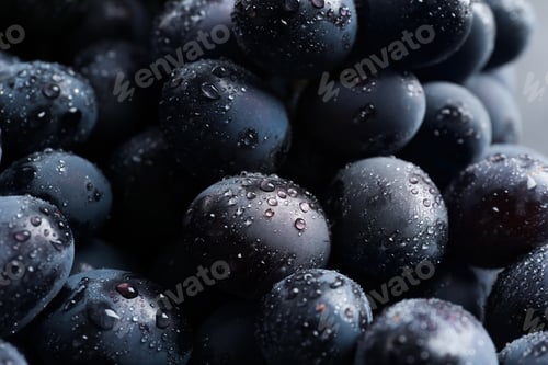 Preview: Bunch of fresh ripe juicy grapes as background. Closeup view