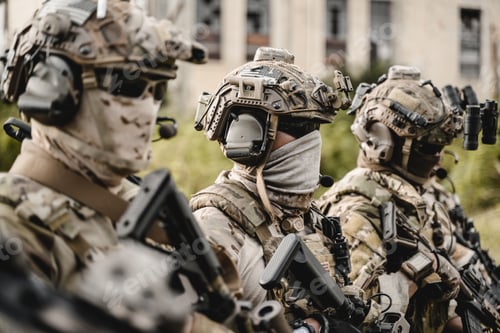 Preview: Smart teamwork of soldiers running forward and attacking enemy