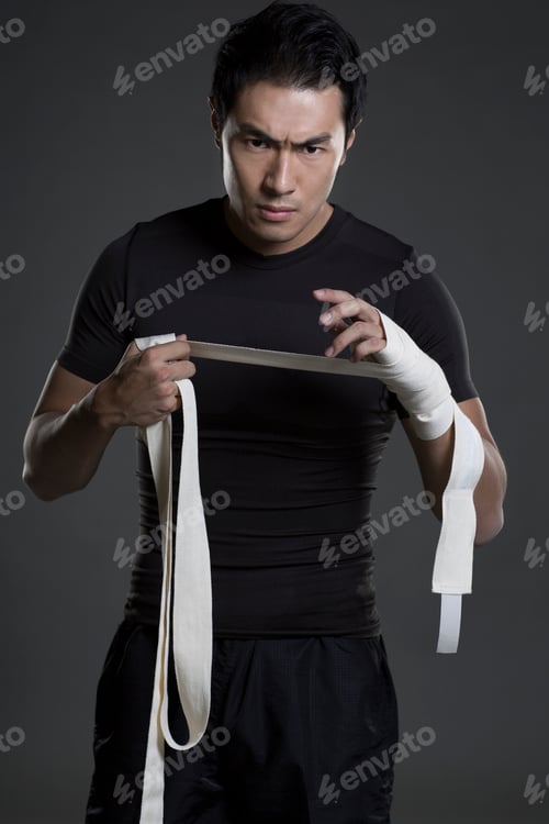 Preview: Boxer wrapping hands