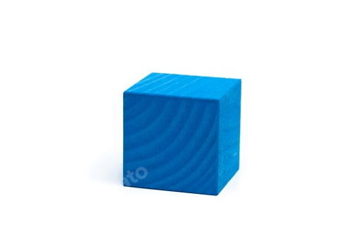 Preview: cube isolated on white background