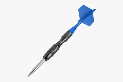 Preview: Steel Tip Dart with Blue Flight