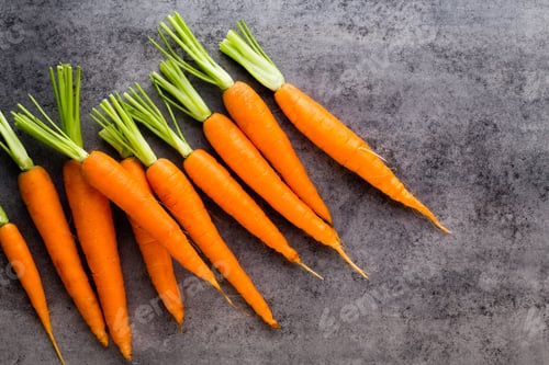 Preview: Bunch of fresh asparagus on wooden table.
