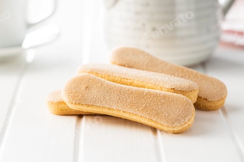Preview: Italian cookie savoiardi. Sweet biscuits. Sponge cookies tiramisu.