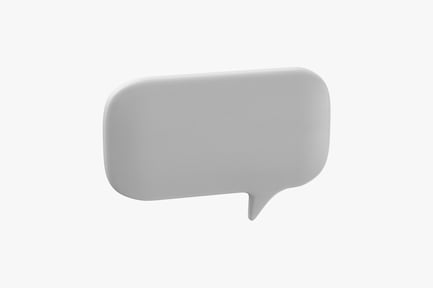 Preview: Blank Speech Bubble: Comic Dialogue Box