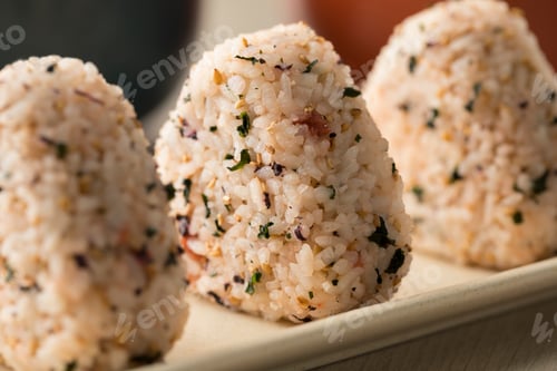 Preview: Traditional homemade Japanese onigiri