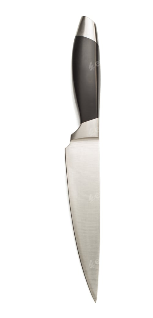 Preview: kitchen knife isolated on white
