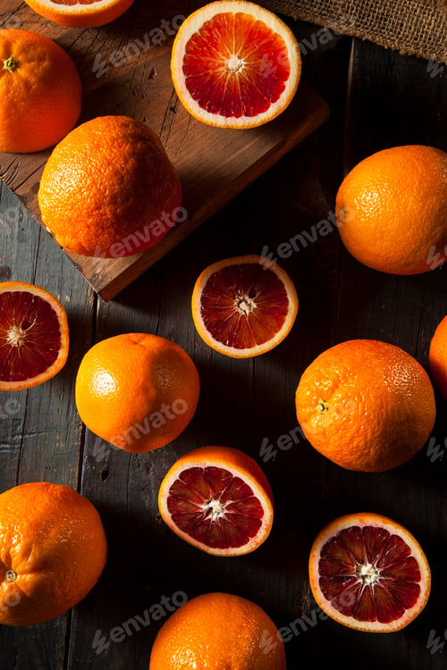 Preview: Organic Raw Red Blood Oranges