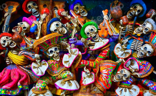 Preview: Day of the dead dolls celebrating life and death