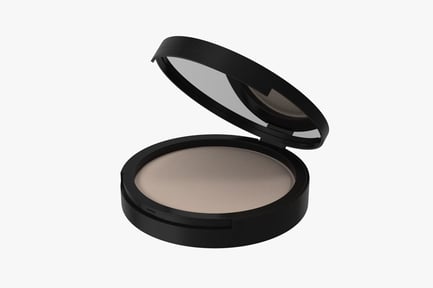 Preview: Cream Powder Compact with Mirror