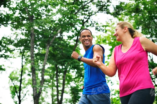 Preview: Couple Exercise Happiness Healthy Lifestyle Concept