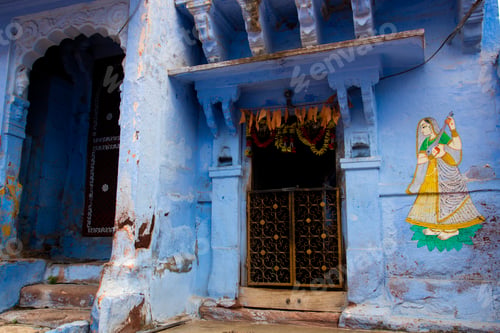 Preview: Blue houses in streets of of Jodhpur