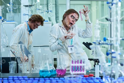 Preview: Freaky Zombies Working In Lab