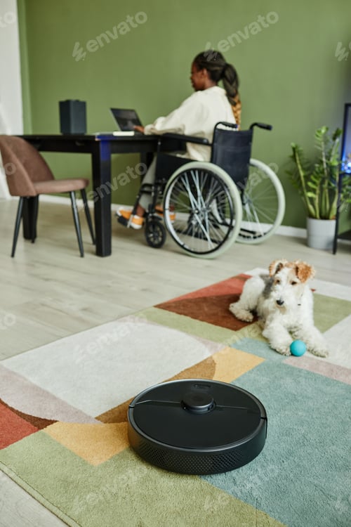 Preview: Woman in Wheelchair Using Accessible Smart Technology