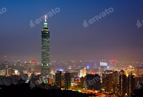 Preview: Taipei at night