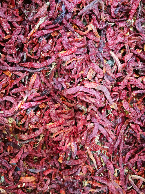 Preview: dried chilli, also known as "cili kering")at a fresh market