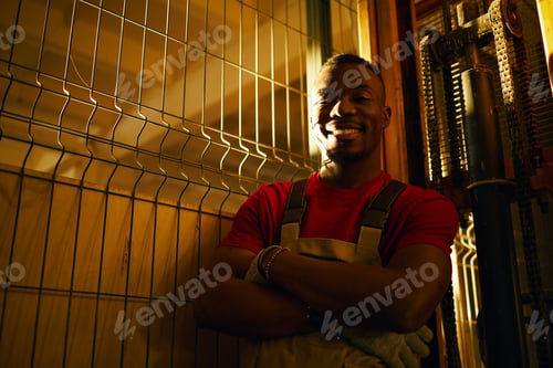 Preview: Manual Worker Working In Factory