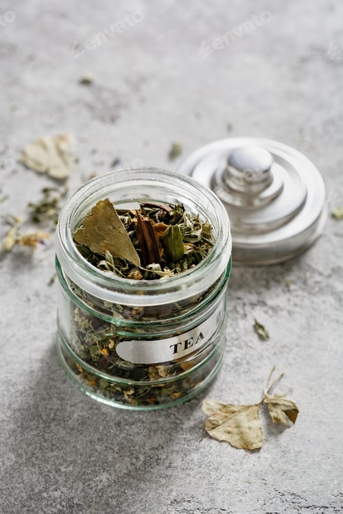 Preview: Herbal Tea with Ginkgo biloba leaves