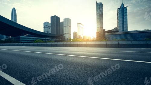 Preview: empty asphalt road