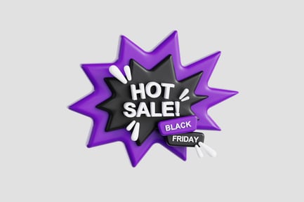 Preview: Hot Sale Black Friday 3D Icon
