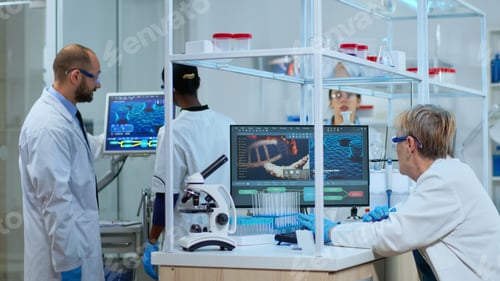 Preview: Multiethnic team working to develop a new vaccine
