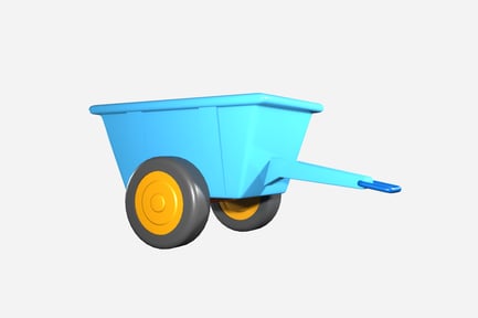 Aperçu: Illustration 3D de la brouette