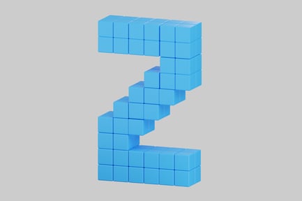 Preview: Block letter z construction set