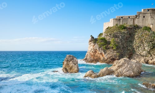 Preview: Fort Lovrijenac (Fortress of Lawrence) on the Adriatic Sea in Dubrovnik, Croatia.