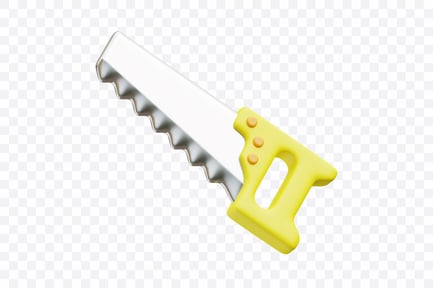 Preview: Hand Saw with Sharp Teeth for Woodwork