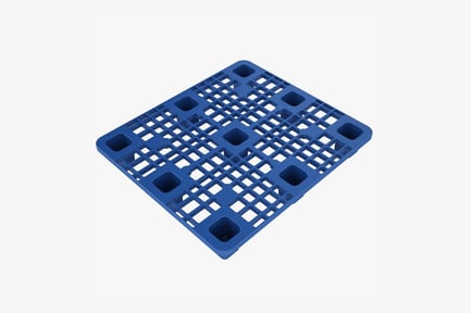 Preview: Durable Blue Plastic Pallet