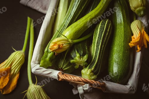 Preview: Young raw zucchini