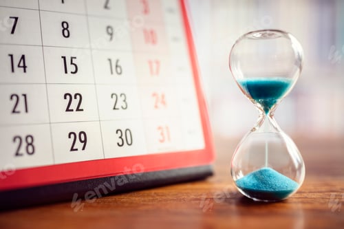 Preview: Hourglass and calendar