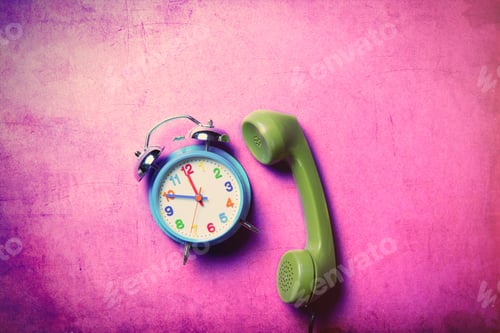Preview: clock and handset