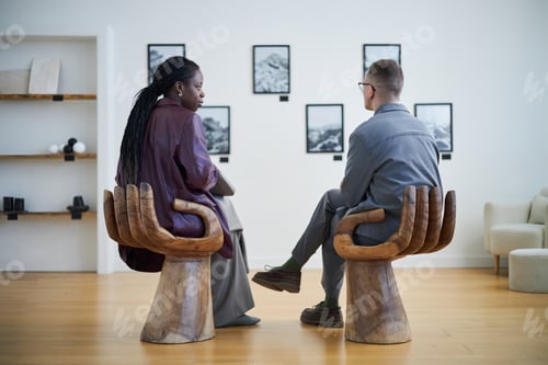 Preview: Engaging in Office Meeting in Modern Workspace