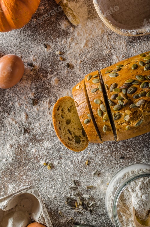 Preview: Homemade pumpkin bread