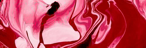 Preview: Abstract background, made in the technique of fluid art. colors of 2023 - Viva Magenta