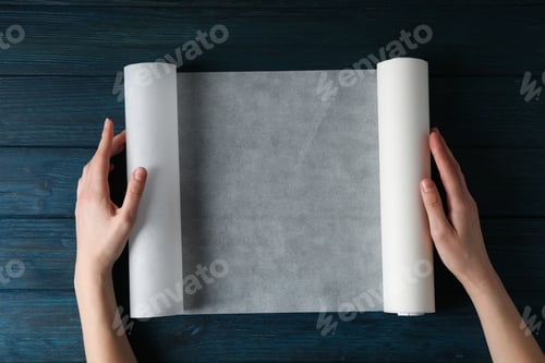 Preview: Concept of accessories for cooking and baking - baking paper
