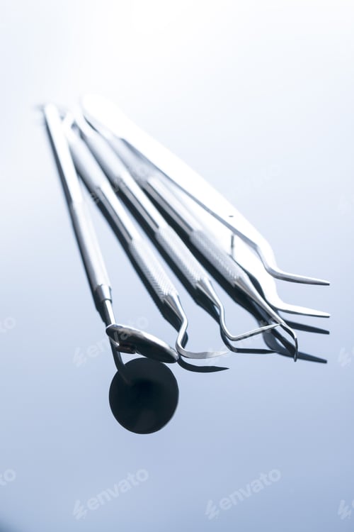 Preview: Dental instruments. Dentists tools.