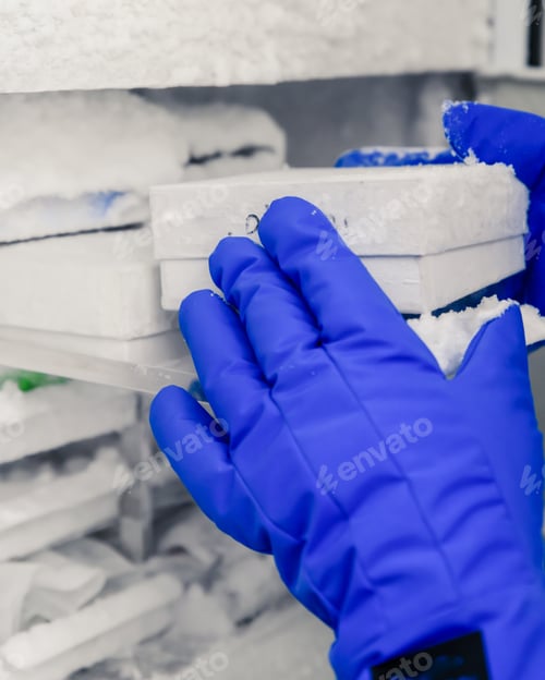 Preview: Closeup shot of a laboratory worker incubating corona viral samples