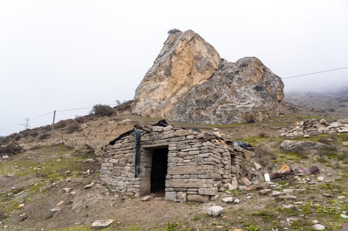 Preview: Remains of an old ruined stone house