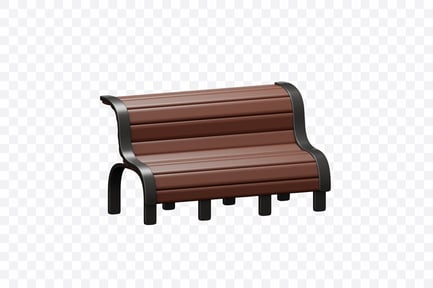 Vorschau: Öffentliche Park-Holzbank