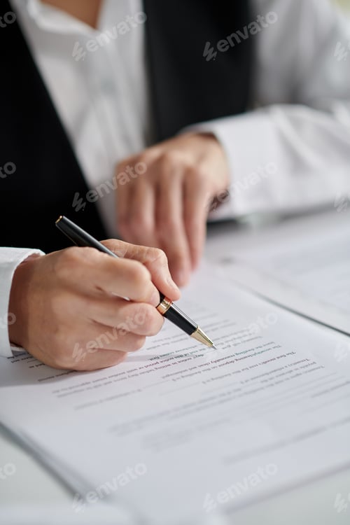 Preview: Social Worker Signing Document