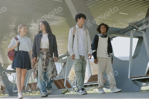 Preview: Group of Teens in Park