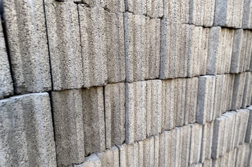 Preview: Heap of mortar bricks for construction