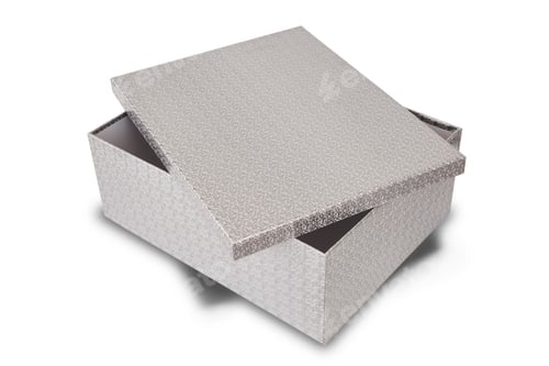 Preview: Gift box isolated on white. Packaging. Birthday and christmas celebration