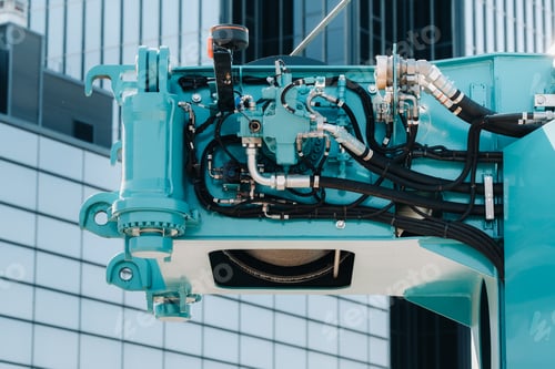 Preview: Hydrostatic crane engine.The control system of the crane engine.Lifting hydraulic Department on the
