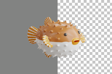 Preview: Puffer Fish 3D Icon