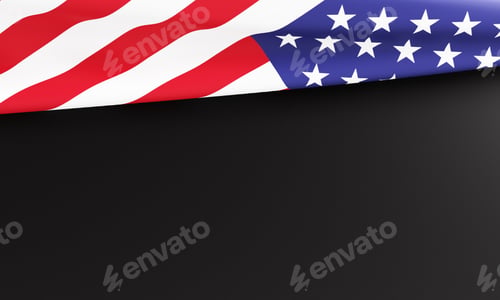 Preview: usa flag united state america black color background wallpaper empty blank copy space veteran martin