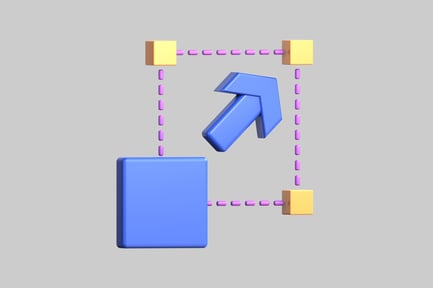 Preview: Design flow diagram with arrow