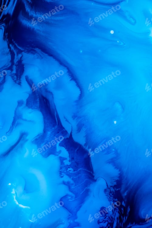 Preview: Abstract flow of liquid paints in mix